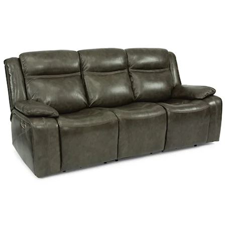 Power Reclining Sofa with Power Headrests